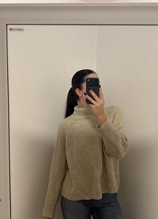 Светр жіночий pull&bear бежевий розмір m 2