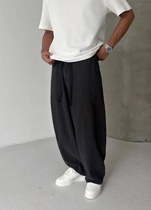 Джинси чоловічі baggy чорні бавовна розмір m