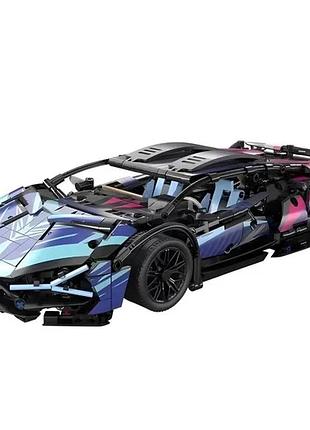 Конструктор суперкар lamborghini, двері-ножиці, працюючий рульовий механізм