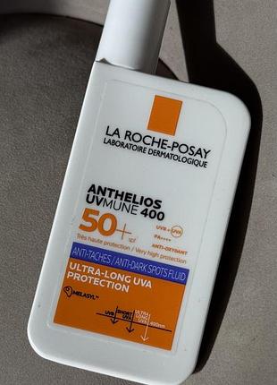 Зволожуючий захисний флюїд spf 50+ la roche-posay anthelios uvmune 400, 50 мл