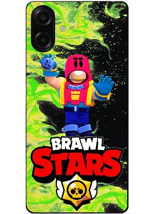 Чехол силиконовый бампер для samsung a07s с героем бравл гром brawl
