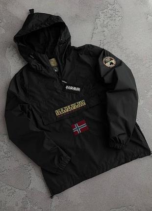 Чоловіча вітровка napapijri чорна l-xl