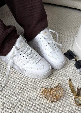 Adidas samba white, adidas кросівки жіночі, жіночі білі adidas