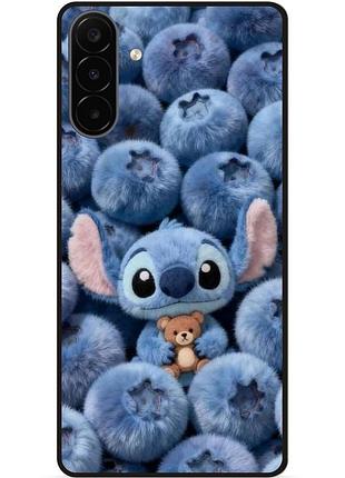 Силіконовий бампер чохол для samsung a18 з картинкою стіч stitch