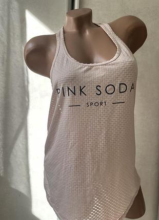 Майка жіноча pink soda sport борцовка бежева