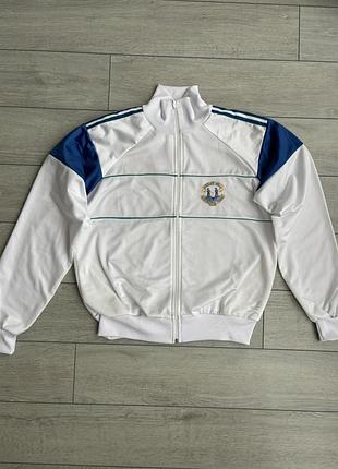 Винтажная ретро олимпийка кофта адедас adidas vintage retro rare tennis track top jacket made in mauritius size m размер оригинал
