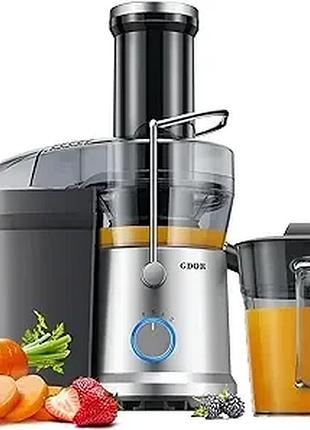 Соковичавниця відцентрова gdor juicer pro з широким завантажувальним отвором
