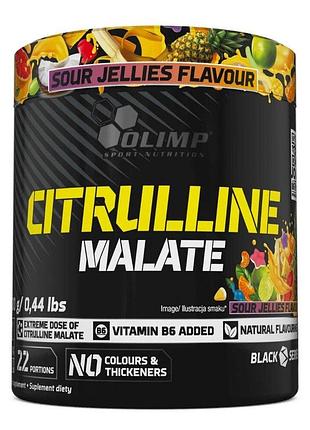 Аминокислота olimp sport nutrition citrulline malate, 200 грамм - кислое желе