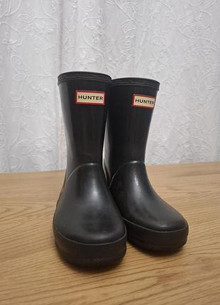 Гумові чоботи унісекс hunter чорні