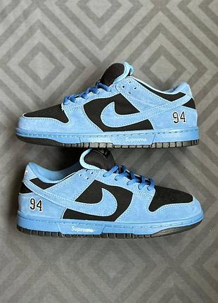 Nike sb dunk x supreme blue