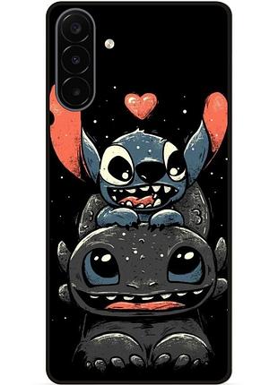 Силіконовий бампер чохол для samsung a18 з малюнком stitch стіч