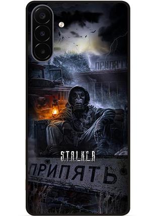 Чехол силиконовый для samsung a18 с картинкой stalker сталкер