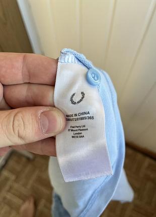 Поло чоловіче fred perry блакитне 5