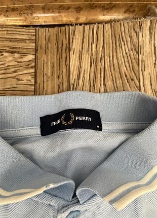 Поло чоловіче fred perry блакитне 4