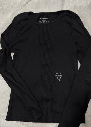 Лонгслів жіночий g-star raw чорний