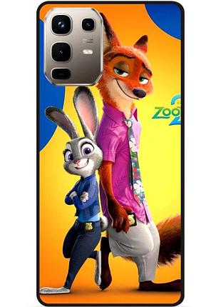 Силіконовий бампер чохол для infinix note 50 pro plus 5g (x6856) звірополіс джуді