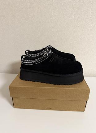 Угги ugg tazz slipper black tasman platform 39(24.5cm)