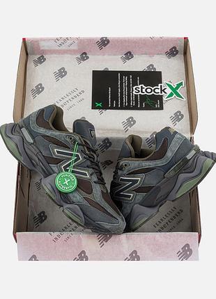 Кроссовки new balance 9060 grey brown