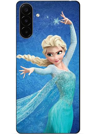 Силіконовий чохол бампер для samsung a18 з малюнком ельза холодне серце
