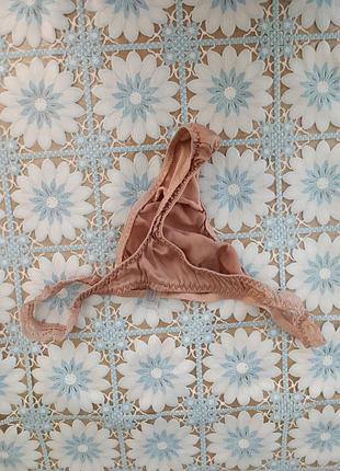 Шелковые трусики-стринги intimissimi р. xs-s