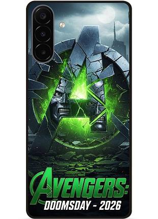 Силиконовый бампер чехол для samsung a18 с картинкой avengers doomsday мстители