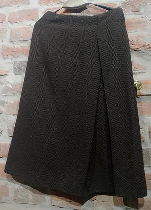 Винтажная шерстяная юбка миди от, тысmax mara