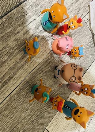 Іграшкові фігурки peppa pig різнокольорові