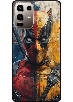Силіконовий бампер чохол для infinix note 50 pro plus 5g (x6856) з малюнком росомаха marvel дэдпул