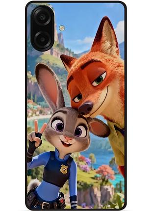 Силіконовий чохол бампер для samsung a07s з малюнком звірополіс джуді