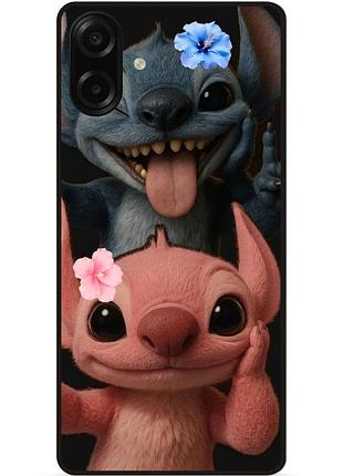 Силіконовий бампер чохол для samsung a07s з картинкою стіч stitch