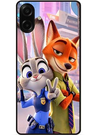 Силіконовий бампер чохол для samsung a07s з картинкою звірополіс джуді
