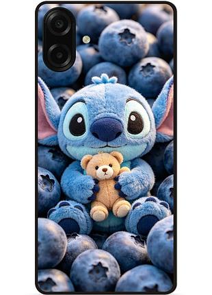 Силіконовий бампер чохол для samsung a08 стіч stitch