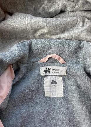 Дощовик для дівчинки h&m рожевий 3