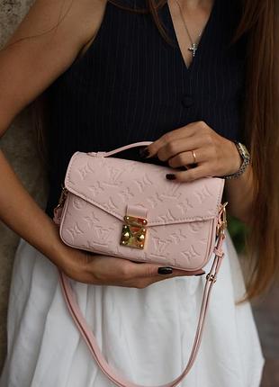 Сумка pochette métis east west bag pink