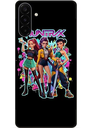Силиконовый бампер чехол для samsung a18 demon hunters k-pop
