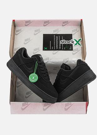 Кроссовки nike air force 1 low stussy black