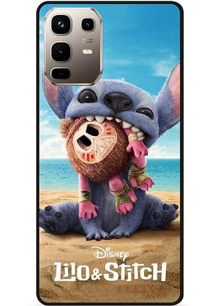 Силиконовый чехол бампер для infinix note 50 pro plus 5g (x6856) лило и стич stitch