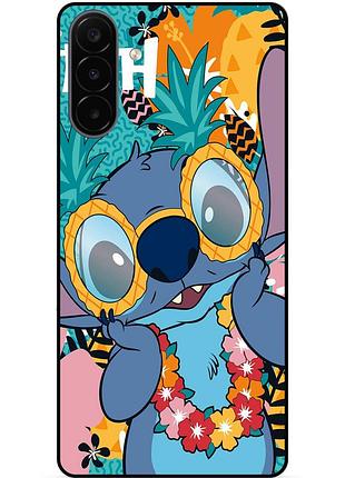 Силіконовий бампер чохол для samsung a18 з малюнком стіч stitch