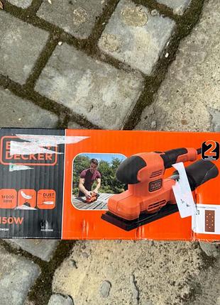 Шліфмашина вібраційна black+decker bew220