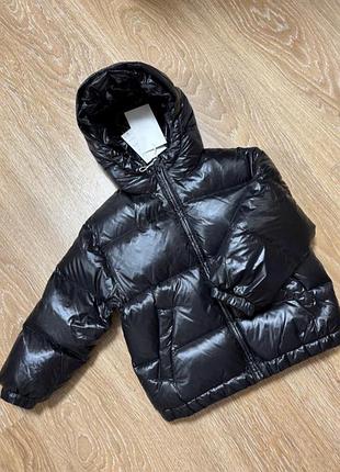 Пуховик дитячий zara з капюшоном 3