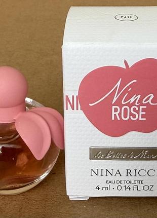 Nina ricci les belles de nina nina rose edt 4ml