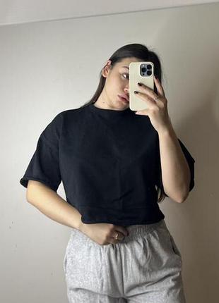 Жіноча футболка zara чорна