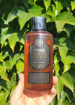 Шикарний парфумований чоловічий гель для душу    crafted cognac  від bath&body works 295 мл