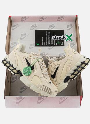 Кроссовки nike air zoom spiridon cage 2 stussy fossil