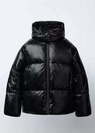 Куртка для дівчинки zara чорна