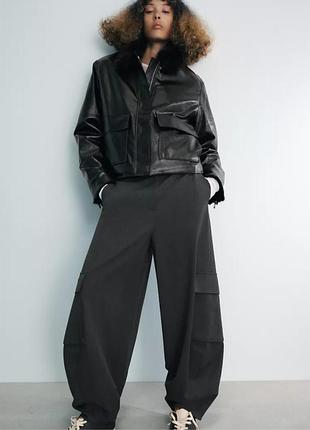 Куртка жіноча zara чорна xs