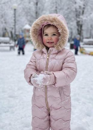 Зимовий комбінезон для дівчинки