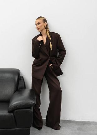 Костюм жіночий класичний жакет і штани xs s m l