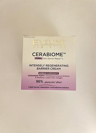 Крем для обличчя eveline cosmetics cerabiome інтенсивно регенеруючий бар'єрний