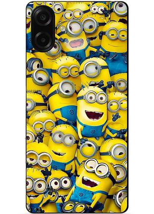 Силіконовий чохол бампер для samsung a07s з малюнком міньйони minion